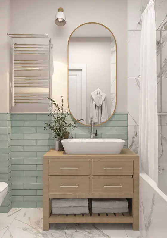 Inspirace pro rekonstrukci koupelny – ukázka 39