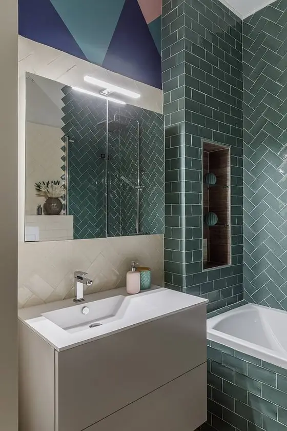 Inspirace pro rekonstrukci koupelny – ukázka 43