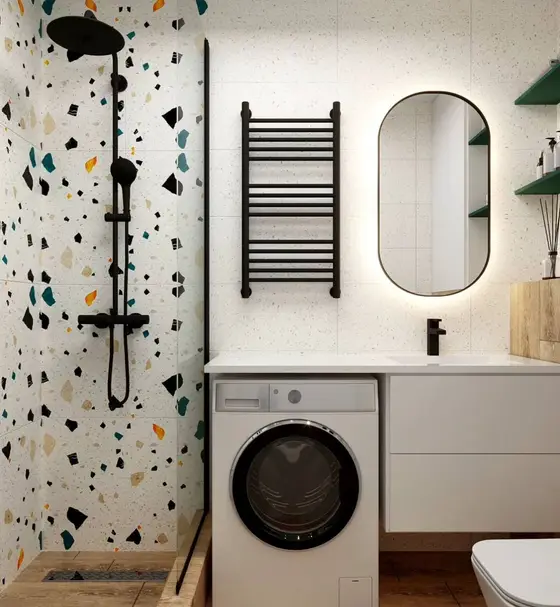 Inspirace pro rekonstrukci koupelny – ukázka 57