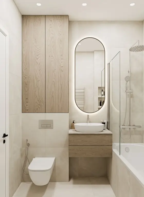 Inspirace pro rekonstrukci koupelny – ukázka 62