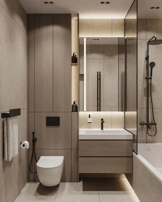 Inspirace pro rekonstrukci koupelny – ukázka 66